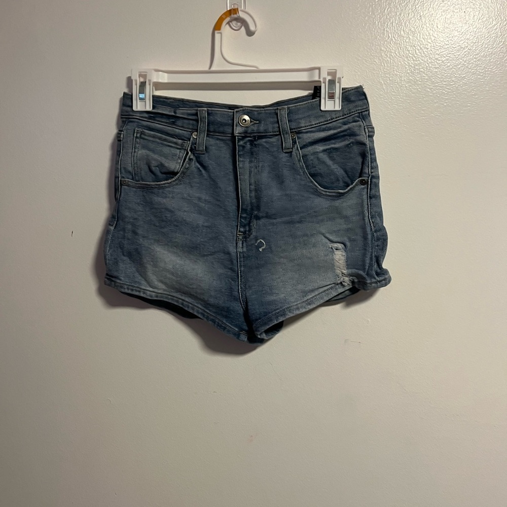 Jean mini high rise shorts